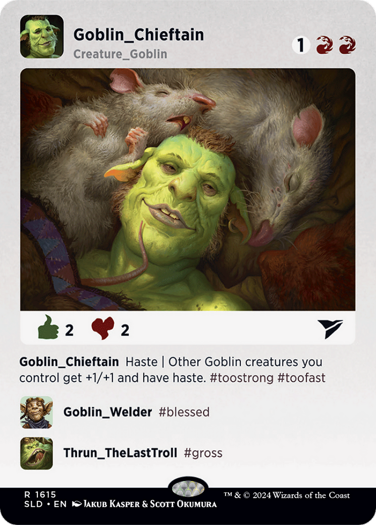 Goblin Chieftain (1615) - Secret Lair Drop