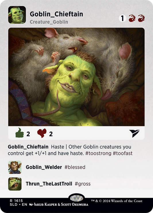 Goblin Chieftain (1615) - Secret Lair Drop