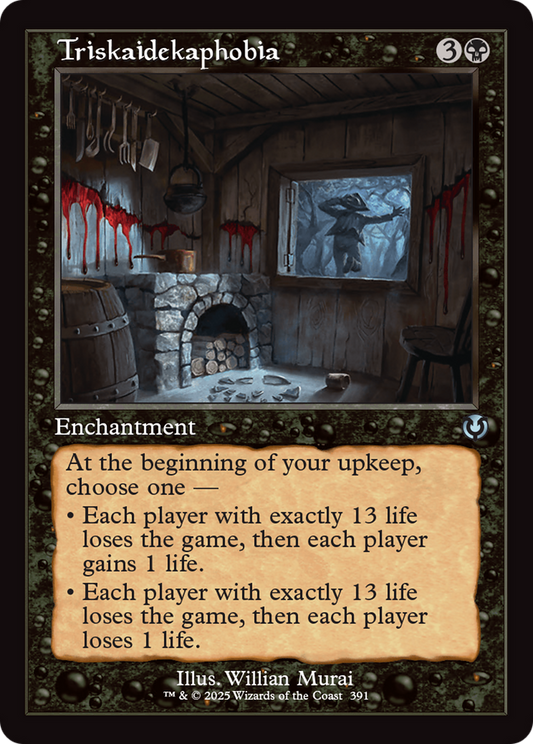 Triskaidekaphobia (Retro Frame) Foil (391) - Innistrad Remastered