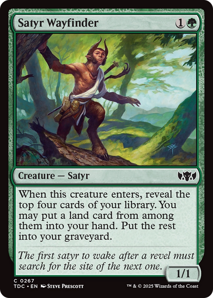 Satyr Wayfinder (267) - Commander: Tarkir: Dragonstorm