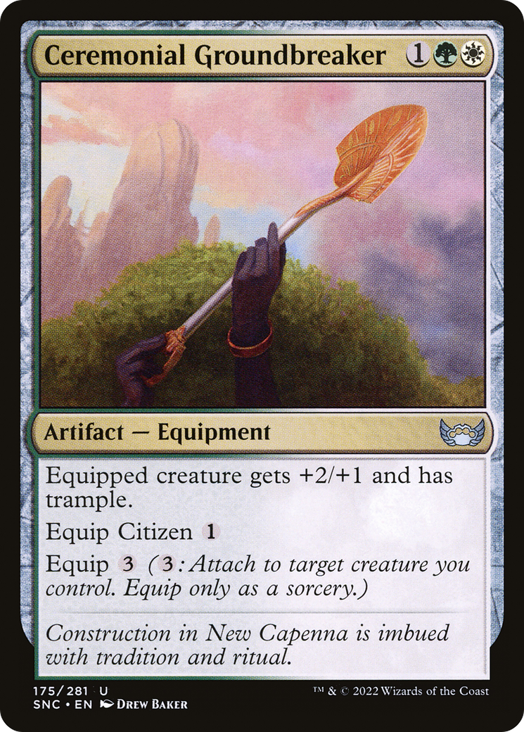 Ceremonial Groundbreaker (175) Foil - Streets of New Capenna