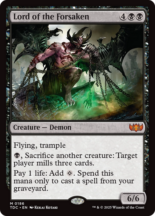 Lord of the Forsaken (186) - Commander: Tarkir: Dragonstorm