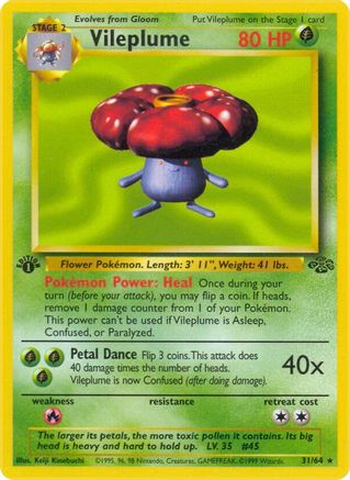 Vileplume (31) (1st Edition) - Jungle