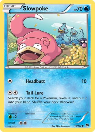 Slowpoke (19) Reverse Holofoil - XY BREAKpoint