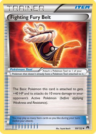 Fighting Fury Belt (99) - XY  BREAKpoint