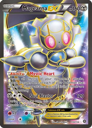 Magearna EX (Full Art) (110) Holofoil - XY Steam Siege