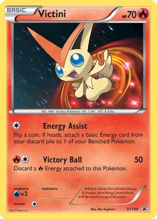 Victini - XY189 (XY189) Holofoil - XY Promos