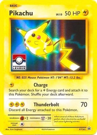 Pikachu - XY202 (Pokemon League) (XY202) Holofoil - League & Championship Cards