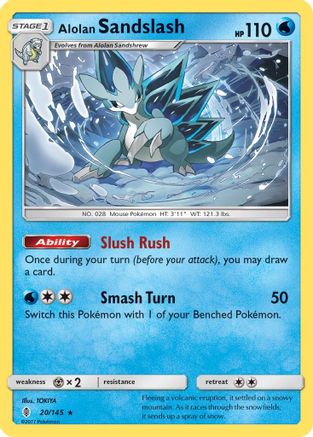 Alolan Sandslash (20) Reverse Holofoil - Guardians Rising