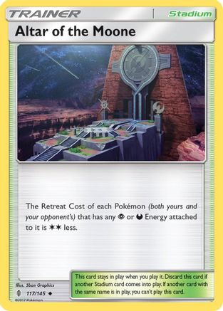 Altar of the Moone (117) Reverse Holofoil - Guardians Rising