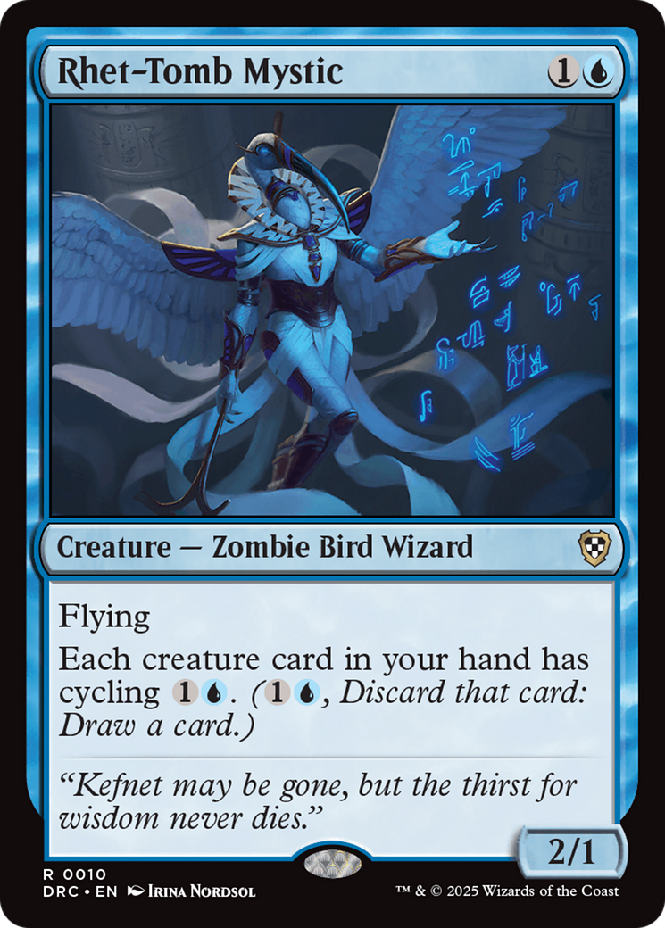Rhet-Tomb Mystic (010) - Commander: Aetherdrift