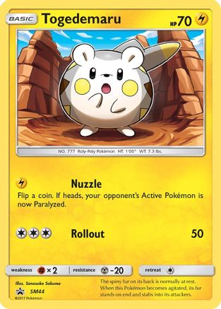 Togedemaru - SM44 (SM44) Holofoil - SM Promos