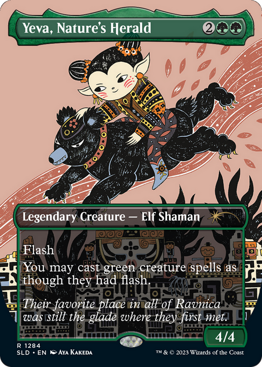 Yeva, Nature's Herald (1284) Foil - Secret Lair Drop