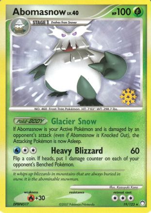 Abomasnow - 19/123 (19) - Countdown Calendar Promos