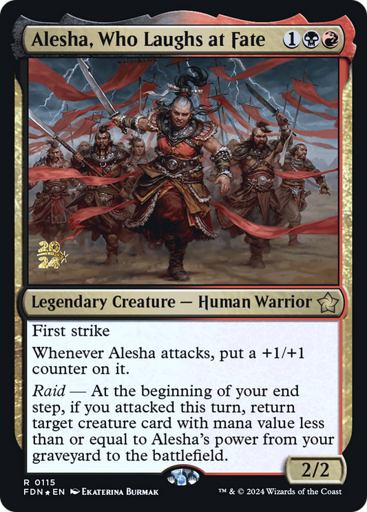 Alesha, Who Laughs at Fate Foil (115S)