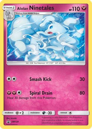 Alolan Ninetales - SM128 (SM128) - SM Promos