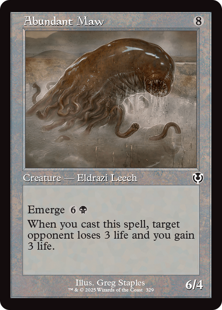 Abundant Maw (Retro Frame) Foil (329) - Innistrad Remastered