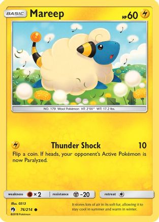 Mareep (76) - Lost Thunder