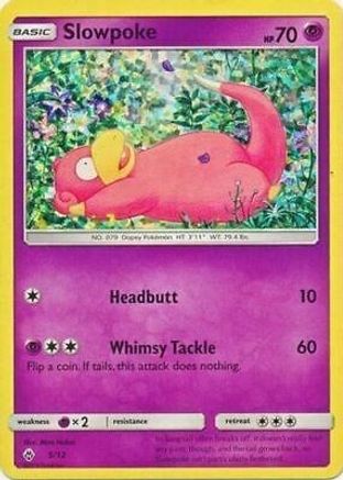 Slowpoke - 5/12 (5) Holofoil - McDonalds Promos 2018