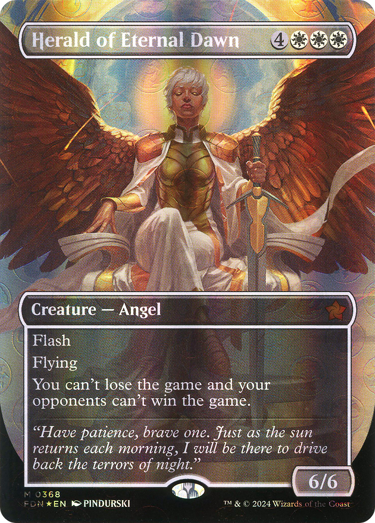 Herald of Eternal Dawn(Borderless) Foil (368)