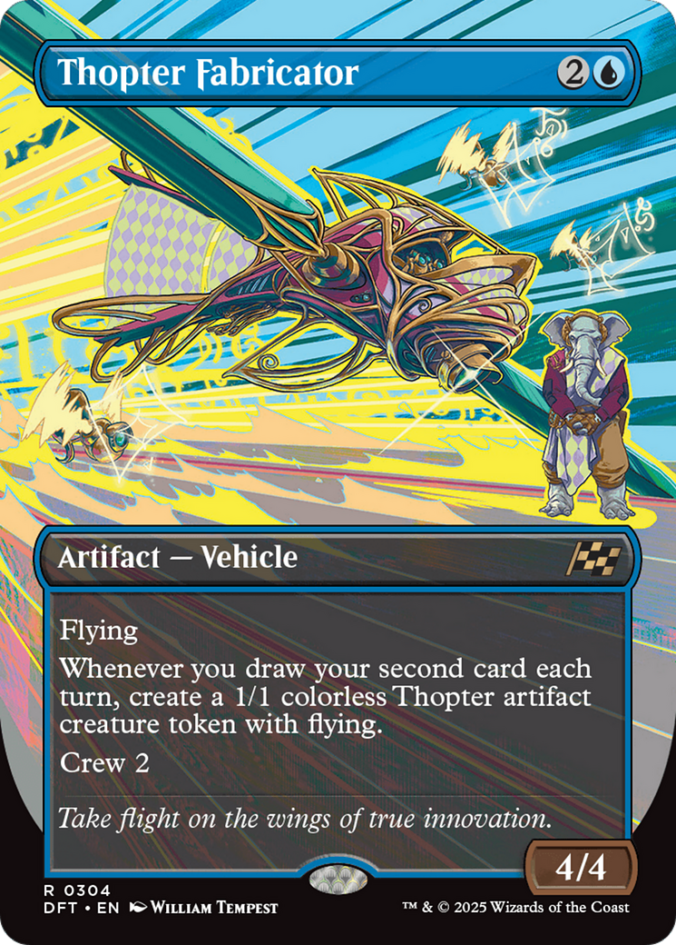 Thopter Fabricator (Borderless) Foil (304) - Aetherdrift