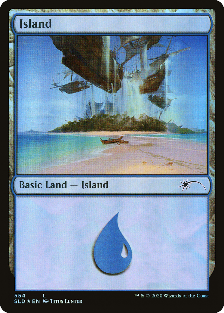 Island (554) Foil - Secret Lair Drop