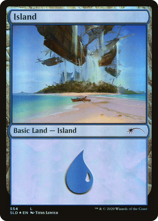 Island (554) Foil - Secret Lair Drop