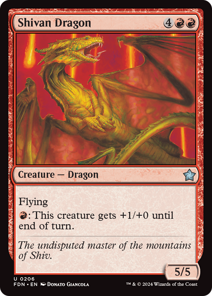 Shivan Dragon (206)