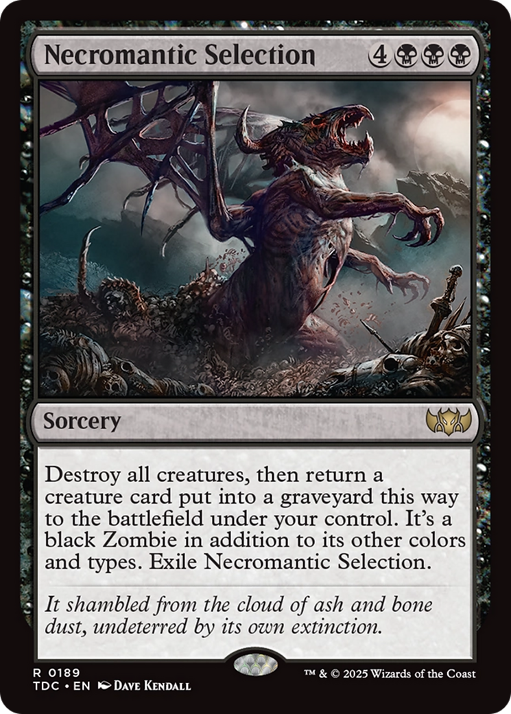 Necromantic Selection (189) - Commander: Tarkir: Dragonstorm