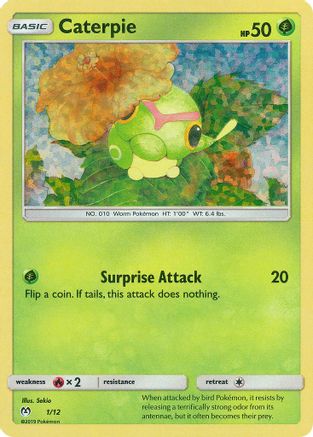 Caterpie - 1/12 (1) Holofoil - McDonalds Promos 2019