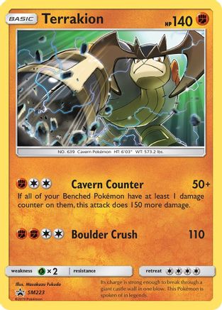 Terrakion - SM223 (SM223) Holofoil - SM Promos