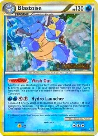 Blastoise - 13/95 (Prerelease) (13) Holofoil - HGSS Promos