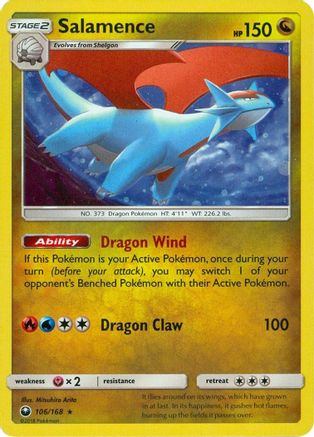 Salamence - 106/168 (Cosmos Holo) (106) Holofoil - Miscellaneous Cards & Products