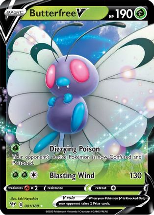 Butterfree V (1) Holofoil - Darkness Ablaze