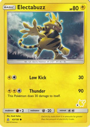 Electabuzz (#6 Pikachu) (43) - Battle Academy