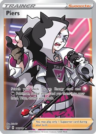 Piers (Full Art) (187) Holofoil - Darkness Ablaze