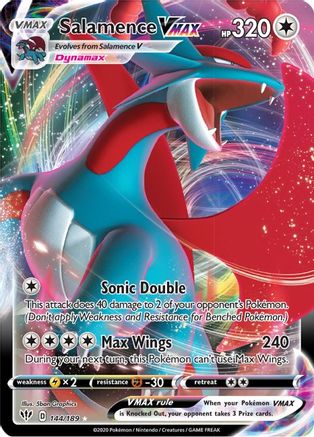 Salamence VMAX (144) Holofoil - Darkness Ablaze