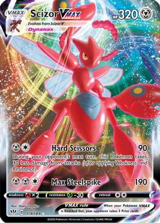 Scizor VMAX (119) Holofoil - Darkness Ablaze