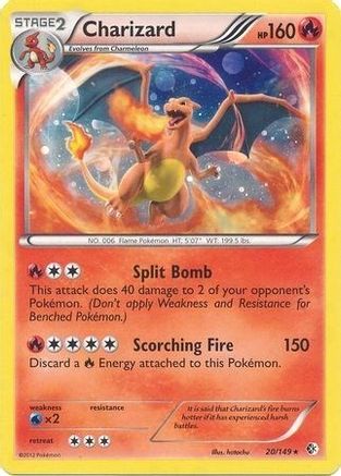 Charizard - 20/149 (Cosmos Holo) (20) Holofoil - Blister Exclusives