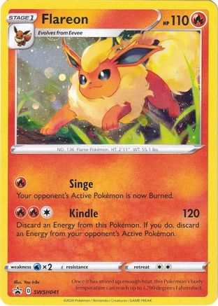 Flareon - SWSH041 (SWSH041) Holofoil - SWSH Sword & Shield Promo Cards