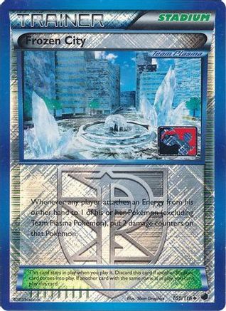 Frozen City (Team Plasma) - 100/116 (League Promo) (100) Reverse Holofoil - League & Championship Cards