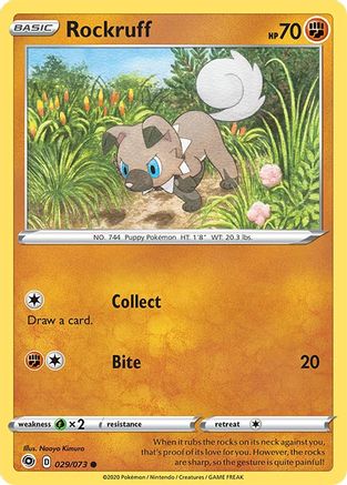 Rockruff (29) - Champions Path