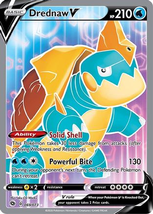 Drednaw V (Full Art) (69) Holofoil - Champions Path