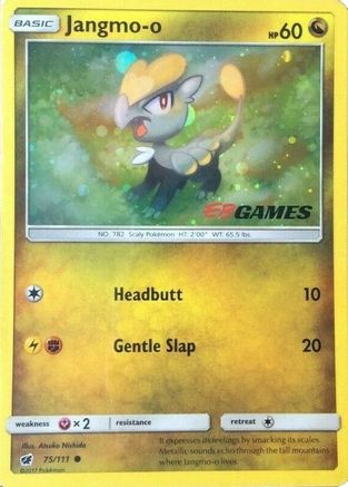 Jangmo-o - 75/111 (Cosmos Holo) (EB Games Promo) (75) Holofoil - Miscellaneous Cards & Products