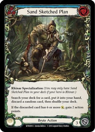 Sand Sketched Plan (WTR009) Unlimited Edition - Welcome to Rathe