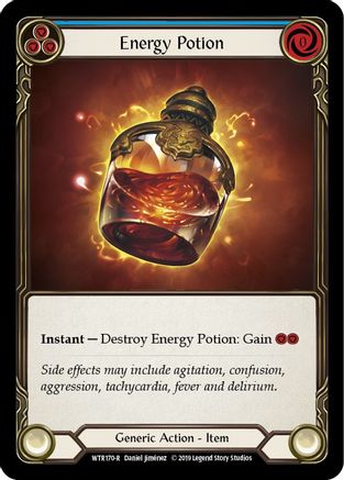 Energy Potion (WTR170) Unlimited Edition Rainbow Foil - Welcome to Rathe