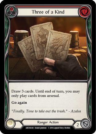 Three of a Kind (ARC044) Unlimited Edition - Arcane Rising