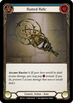 Rusted Relic (ARC163) (1st Edition) Rainbow Foil - Arcane Rising