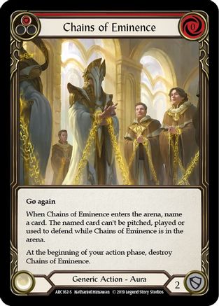 Chains of Eminence (ARC162) Unlimited Edition - Arcane Rising