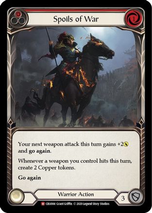 Spoils of War (CRU084) Unlimited Edition - Crucible of War